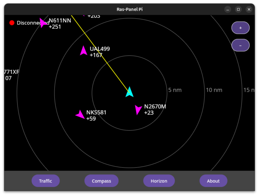 RasPanel Traffic Screen